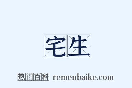 宅生是什么意思的图片